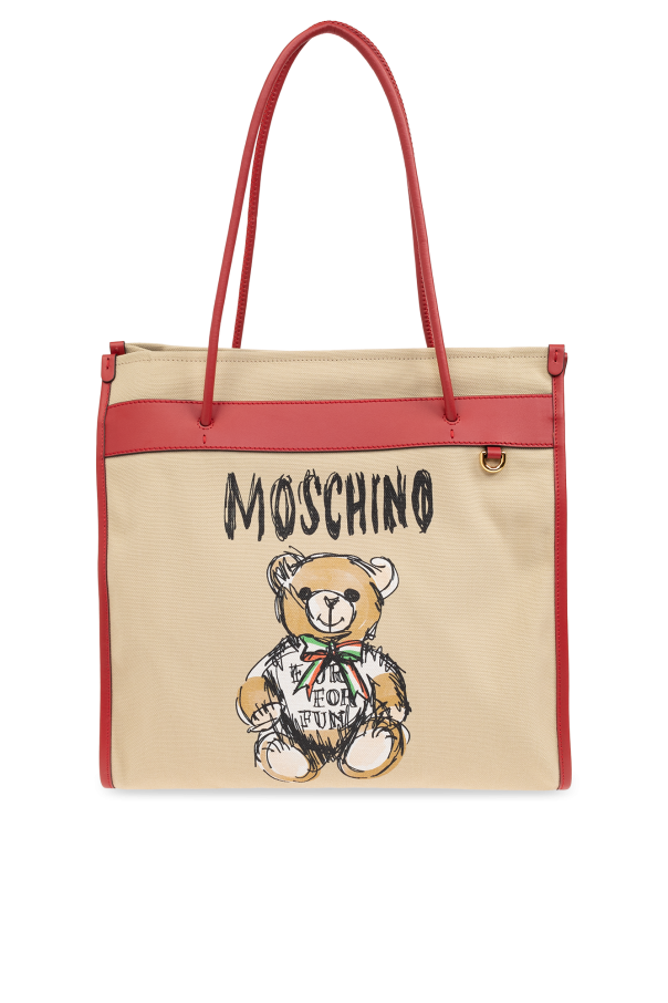 rituals karma beach bag SchaferandweinerShops MP Beige Shopper bag Moschino